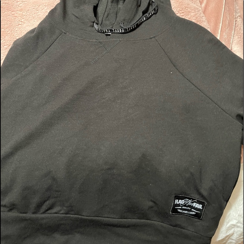 Flag Nor Fail women’s crop hoodie